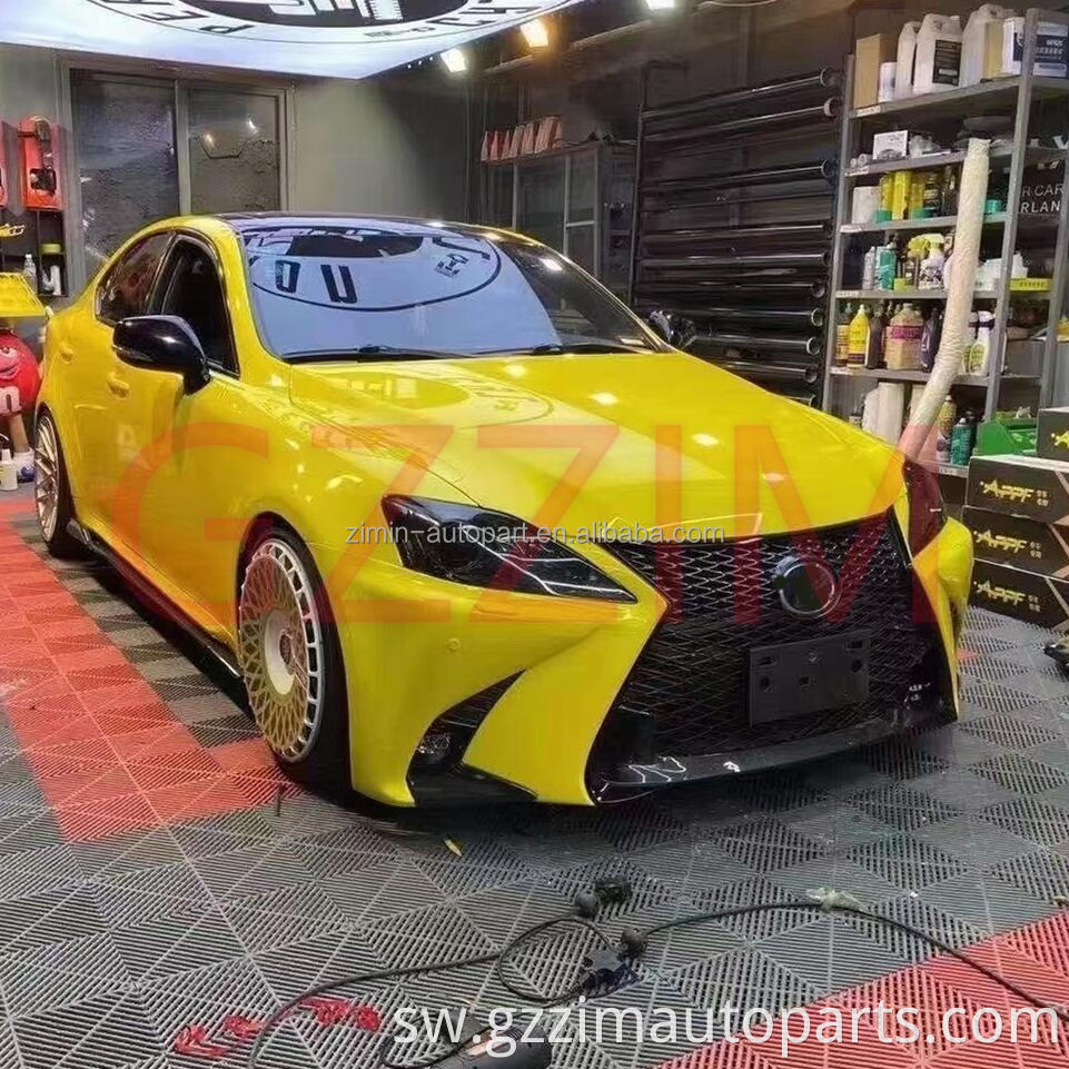 PP Plastiki Mbele na Nyuma ya Bumper Side Skirt Fender Kitengo cha Kuboresha Sehemu za Lex*S ni 2006-2012 Uboreshaji hadi GSF